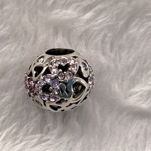 Chamilia Sterling & Swarovski Captured Hearts Charm